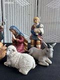 9-Piece Grandeur Noel Porcelain Nativity Set in Box