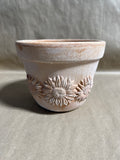 Sunflower Italian Terra Cotta Style Planter - 2 Available - PRICED INDIVIDUALLY