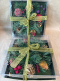 Holiday Greenery Decor - Pair - Appears Unused