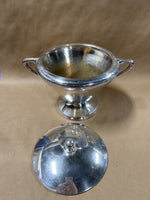 Silver Plate Soldered Serving Bowl With Handles