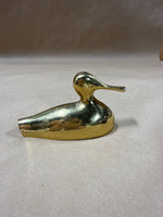 (A) Pair Of Brass Ducks