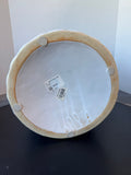 Import Collections White Geometric Embossed Lidded Ginger Jar