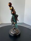 (B) Emmet Kelly Jr. Thinking of You Bronze Clown Sculpture by Peter Apsit