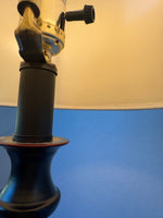 Black Metal Candlestick Style Table Lamp (WORKS)