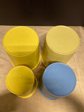 Set of 4 Vintage Tupperware Canisters