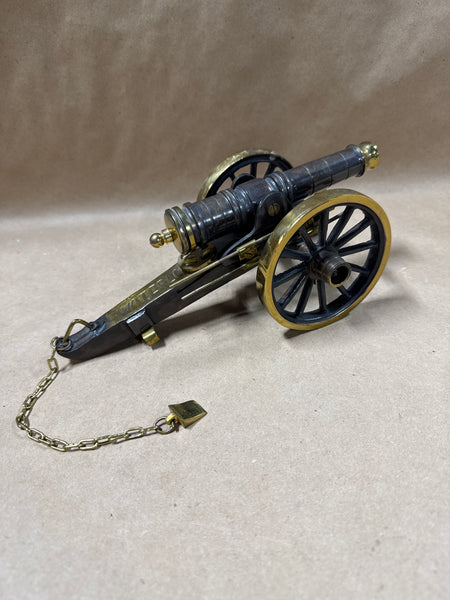 Heavy Brass Metal Waterloo Canon