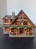 Hunting Lodge Department 56 Lighted House in Box (WORKS)