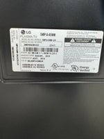 LG 50” HD 2012 Plasma TV with Remote