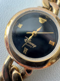 Disney Mickey Mouse Gold Tone Link Bracelet Watch (WORKS)