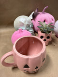 Pink Halloween Decor Items - 6 Pieces