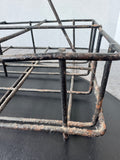 Rustic Black Wire Vintage Milk Bottle Carrier