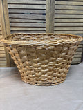 Large Basket with Cut Out Handles