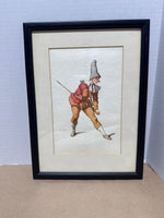 (A) Pair Of Commedia Dell’arte Theatre Style Framed Prints