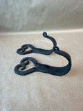 Cast Metal Ornate Heart Hooks