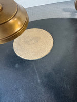 Pair of Jamie Young India Large Brass Candlesticks