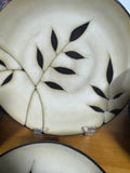 46-Piece Gibson Midnight Palm Stoneware China