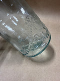 Embossed Glass Bottle With Cork