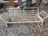 Vintage Painted Metal Porch Glider (PROJECT PIECE)