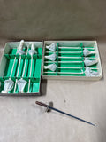 11 Piece Mid Century Sword Style Skewers - Appears Unused