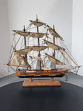 (E) Clipper Wooden Model Ship