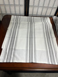 Farmhouse Gray/White Napkins, 7 pc
