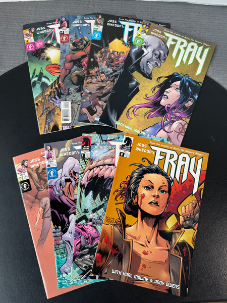 (N) Lot of 8 Dark Horse Joss Whedon’s Fray Comics Complete Series #’s 1-8