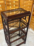Book Stand with Glass Shelves