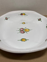 Oval Italian Serving Platter with Rose Buds