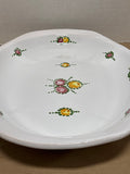 Oval Italian Serving Platter with Rose Buds
