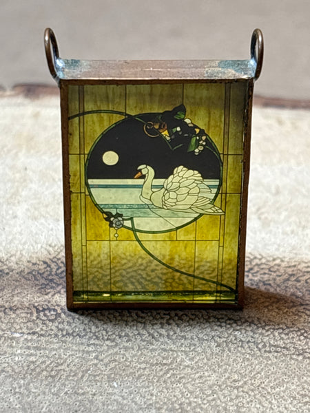 Glass Swan Pendant
