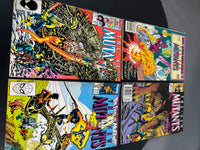 (E) Lot of 17 Marvel The New Mutants Vintage Comics