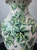 Embossed Ivy Ceramic Vase Lamp (WORKS)