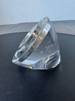 (T) Waterford Crystal Eclipse Quartz Desk Clock