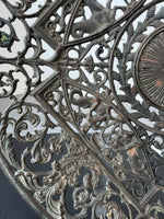 Coalbrookdale Antique Pierced Cast Iron Decorative Plate