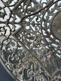 Coalbrookdale Antique Pierced Cast Iron Decorative Plate