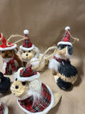 (A)Lot Of Pier 1 Straw Dog Ornaments — 7 Ornaments