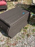 Rattan Patio Coffee Table with Storage