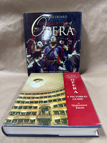 Pair Of Opera Books // Encyclopedia Of Opera // Opera A Pictorial Guide