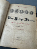 Antique 1851 Biblia Swedish Bible