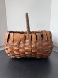 Primitive Style American Splint Gathering Basket