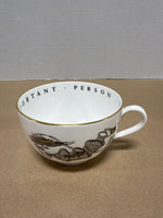 Royal Worcester Fisherman Tea Cup And Saucer