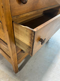 Antique Three Drawer Dresser on Casters
