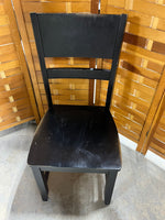 Two Tone Dining Table with (6) Black Chairs