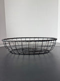 Restaurant Style Oval Metal Bread Basket