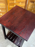 Vermont Tubbs Dark Wood Tone Side Table with Drawer