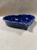 Bennington Pottery Blue Agate Heart Shaped Dish (B)