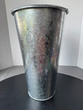 IKEA Beta Galvanized Steel Tall Bucket Planter