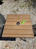 Emu Outdoor Bistro Table and Chairs Set (Aluminum w/Composite Top)