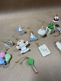 Miniature Lenox Happy Birthday Ornaments With Box (D.A)