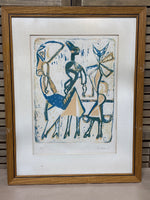 “Promenade” Lithograph by Walter Becker; Signed & Numbered - See Description
